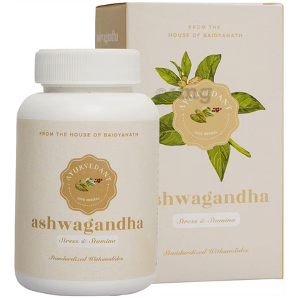 Baidyanath Jhansi Ayuvedant Ashwagandha Tablets