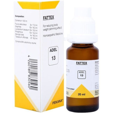 Adel Homeopathy 13 Fattex Drop