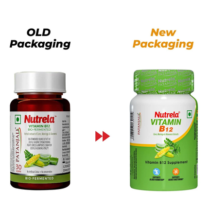 Patanjali Nutrela Vitamin B12 Bio-Fermented Capsules