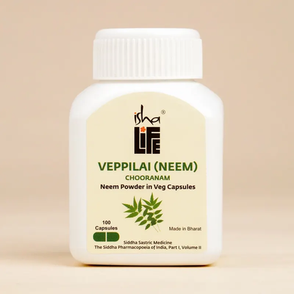 Isha Arogya Neem Powder Veg Pills