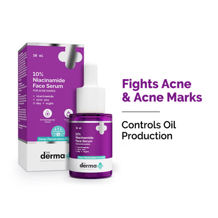 The Derma Co 10% Niacinamide Face Serum For Acne Marks & Acne Prone Skin