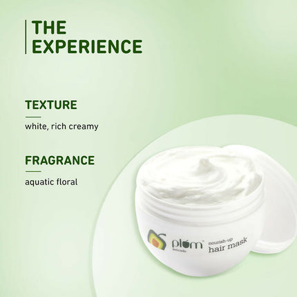 Plum Avocado Hair Mask For Dry and Frizzy Hair