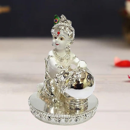 Gold Art India Makhan Krishna Idol