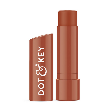 Dot & Key Barrier Repair Hydrating Lip Balm SPF 50 With Ceramides & Peptides Cocoa Nude