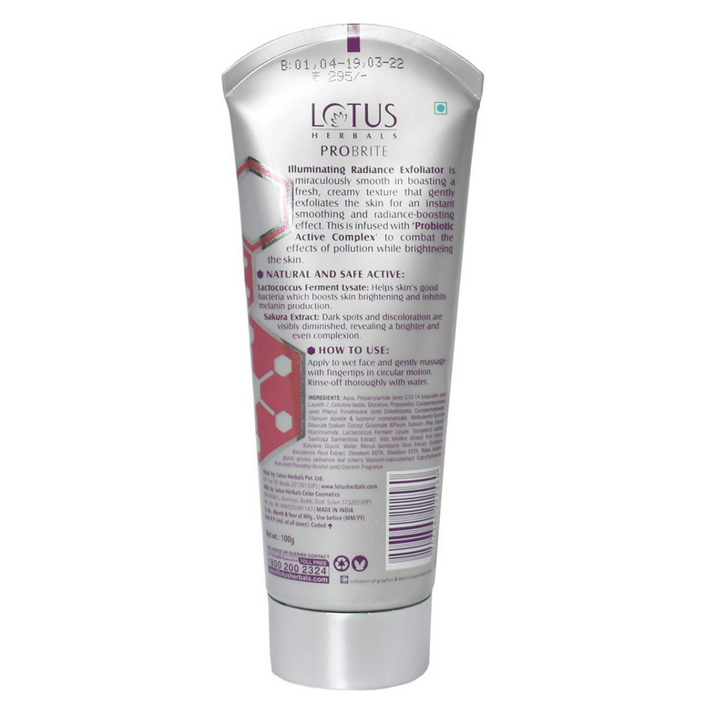 Lotus Herbals Probrite Illuminating Radiance Exfoliator