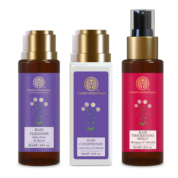 Forest Essentials Hair Thickening Ritual For Fuller Hair