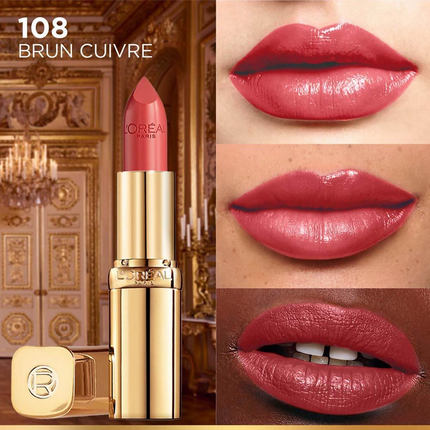 L'Oreal Paris Color Riche Satin Lipstick - 108 Bruin Cuirve