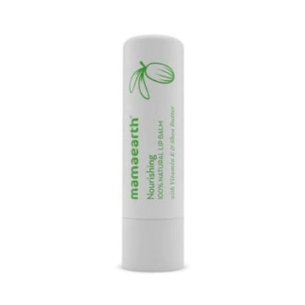 Mamaearth Nourishing 100% Natural Lip Balm With Vitamin E & Shea Butter