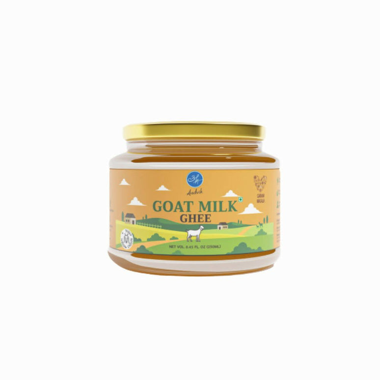 Aadvik A2 Goat Milk Ghee Infused with Garam Masala | Naturally Fed Goats Ghee | Authentic Indian Aromas