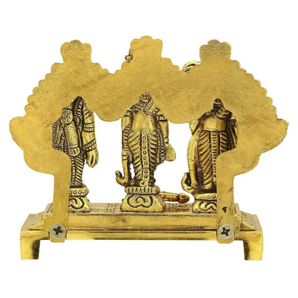 Craftam Metal Shri Ram Darbar With Hanuman Ji