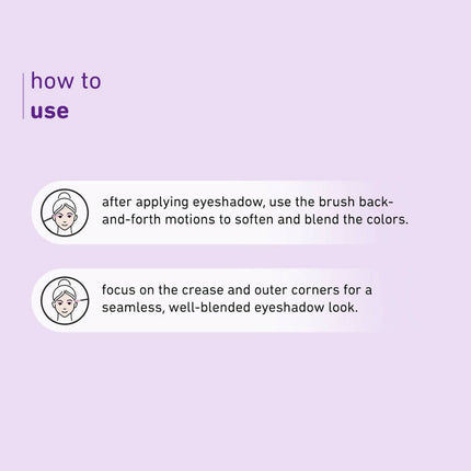 Plum Soft Blend Eyeshadow Blending Brush Easy Pick-up 04