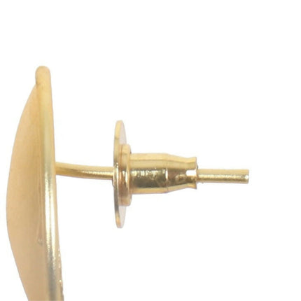 Joban Fashion Women Matte Gold Brass Jhumka