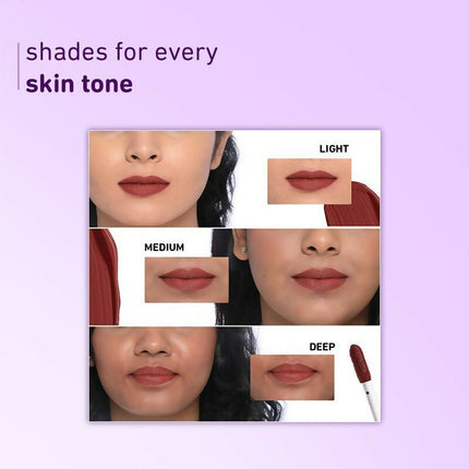 Plum Matte In Heaven Liquid Lipstick - Cocoa Mocha - 130