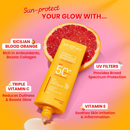 Dot & Key Vitamin C + E Super Bright Sunscreen Spf 50