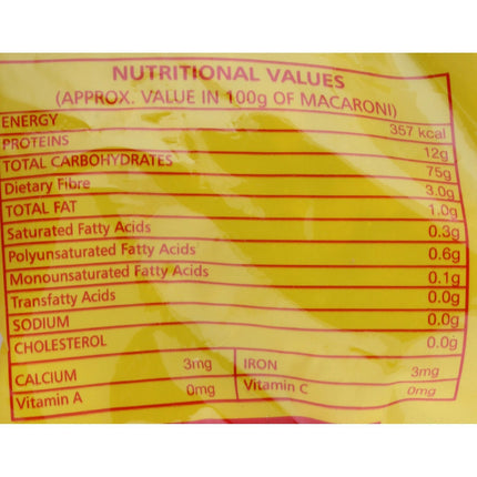 Bambino Pasta - Macaroni Pep, Vegetarian