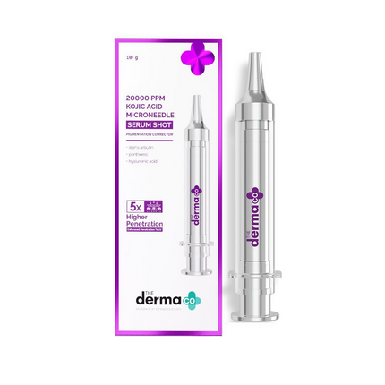 The Derma Co 20000 PPM Kojic Acid Microneedle Face Serum Shot for Pigmentation & Skin Renewal