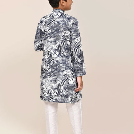 Joban Fashion Cotton red Kurta With Straight Fit Pant