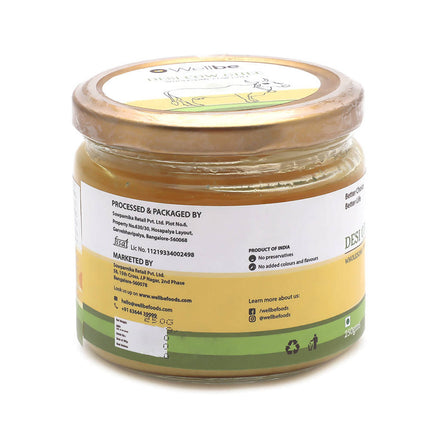 Wellbe Desi Cow Ghee | Indian Hallikar Cow Ghee | Pure A2 Ghee | Natural & Healthy | Better Choice - Better Life
