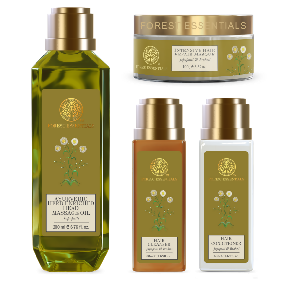 Forest Essentials Hair Repair & Shine Ritual For Nourished Hair