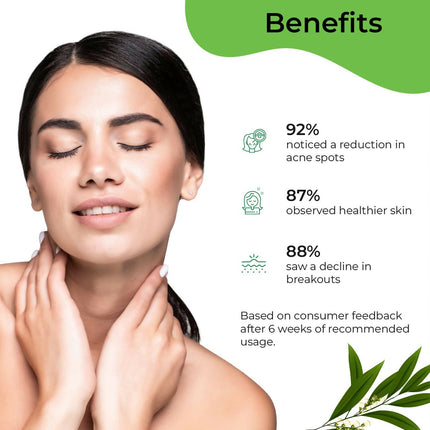 Pilgrim Tea Tree & 10% Niacinamide Blemish-Remover Serum with Zinc PCA For Acne Prone Skin