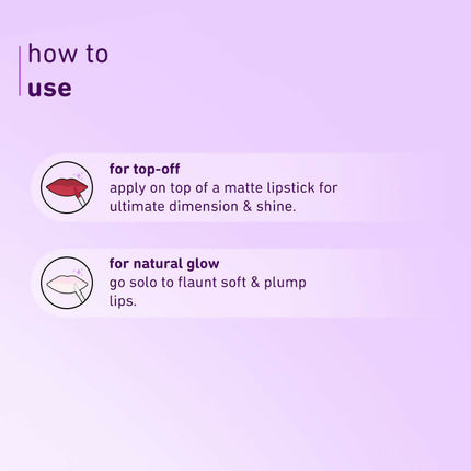 Plum Dermahues Serum Lip Gloss - 06 Crimson Glow