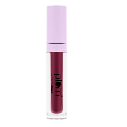 Plum Glassy Glaze Lip Lacquer 3-in-1 Lipstick + Lip Balm + Gloss 08 Fuchsia Fiesta