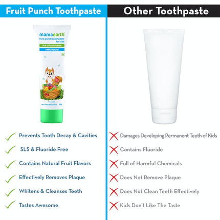 Mamaearth Fruit Punch Toothpaste For Kids