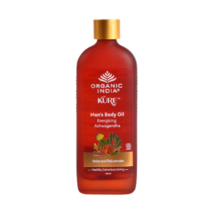 Organic India Mens Body Oil Energising Ashwagandha
