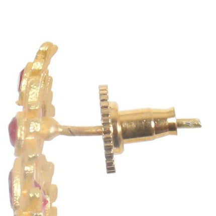 Joban Fashion Women Matte Gold Brass Jhumka