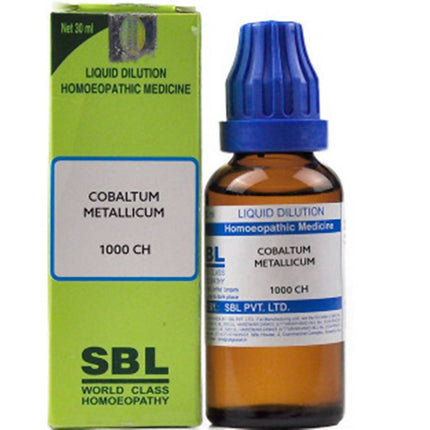 SBL Homeopathy Cobaltum Metallicum Dilution