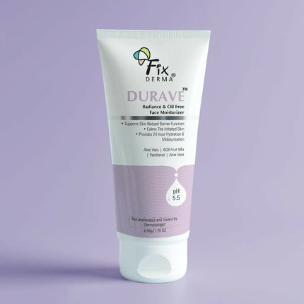 Fixderma Durave Radiance & Brightening Oil Free Face Moisturizer with Probiotics