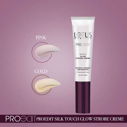 Lotus Make Up Proedit Silk Touch Glow Strobe Creme - Gold