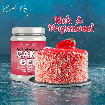 Bake King Cake Gel, Cake Sponge Improver Useful When Making Eggless Cakes