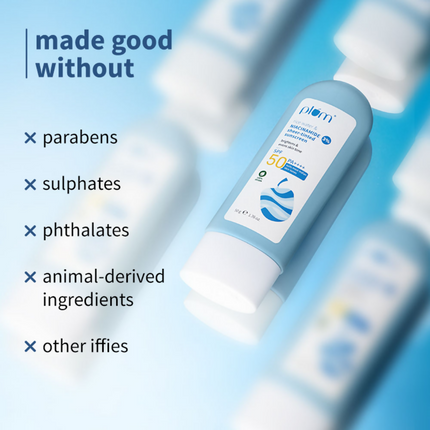 Plum Rice Water & 3% Niacinamide Sheer-Tinted Sunscreen With SPF 50 PA++++ For Oily To Normal Skin