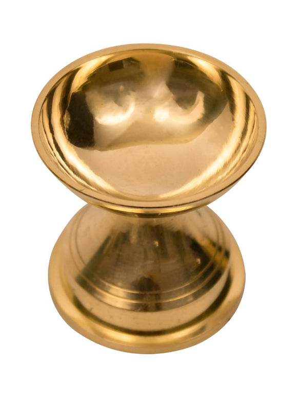 Spillbox Gold-Toned Brass Niranjan Deep Pooja Essential