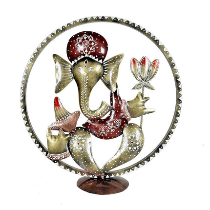 Umi Ganesha Idol in Cirle Decorative Handicraft Showpiece Ganesha Idol