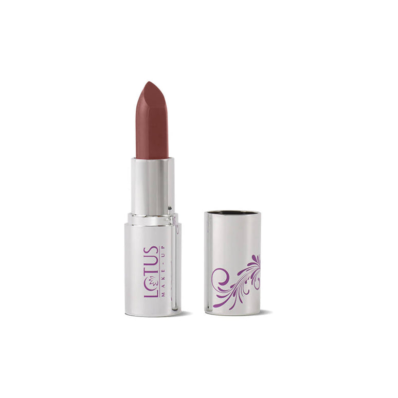 Lotus Makeup Ecostay Butter Matte Lip Colour - Divine Brown (4.2 Gm)