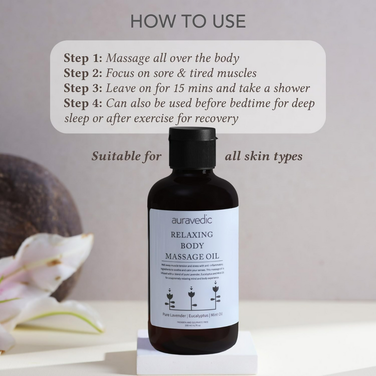 Auravedic Relaxing Body Massage Oil