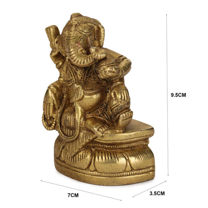 Devlok Resting Ganesha Idol