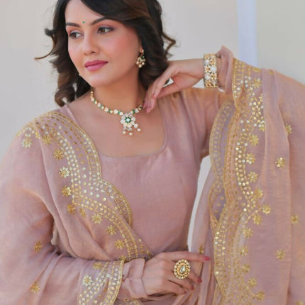 Aastha Fashion Chiku Fendy Chiffon 12 Kali Stitched Party Wear Designer Gown