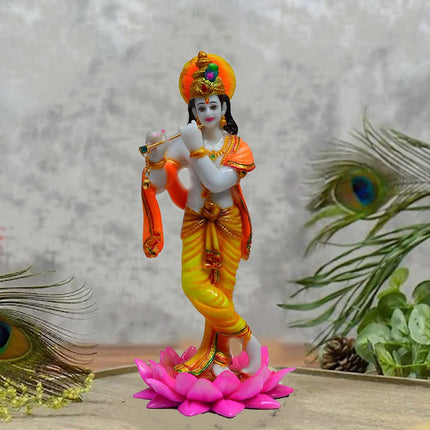 SN Handicrafts Standing Krishna Statue Idol