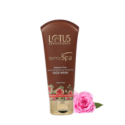 Lotus Professional Dermo Spa Bulgarian Rose Glow and Brightening Enhancing Face Wash
