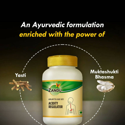 Zandu Amlapitta Har Vati, Acidity Regulator Tablets