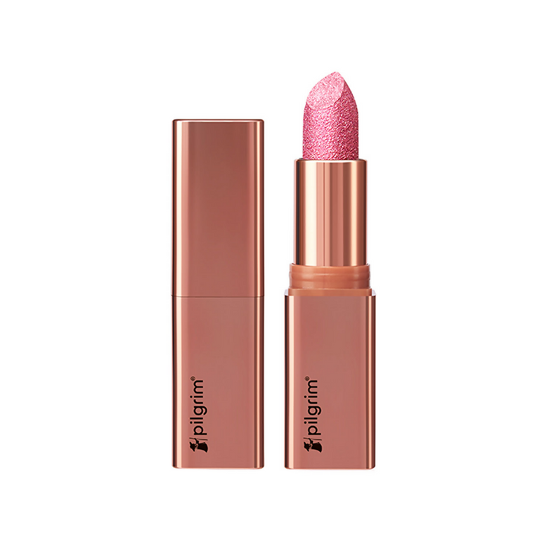Pilgrim Glitter Lipstick With Matte Finish - Chic Haseena06