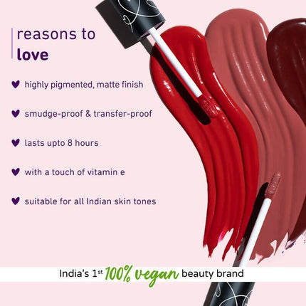 Plum Matte In Heaven Liquid Lipstick - Cocoa Mocha - 130