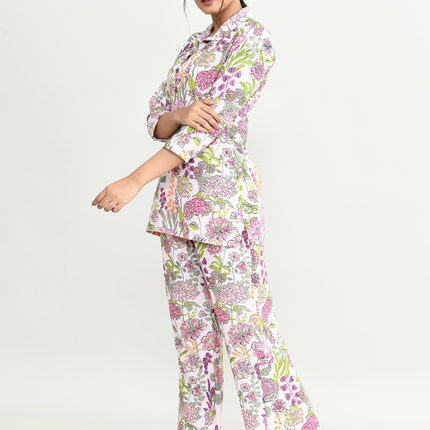 Joban Fashion Beautiful White Cotton Cod Set