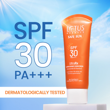 Lotus Herbals Safesun Ultrarx Glow Essence Sunscreen SPF 30 PA++++