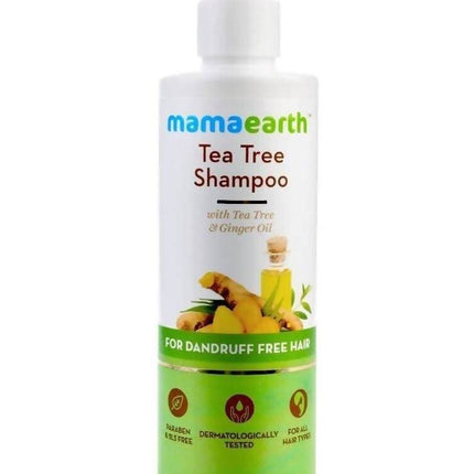 Mamaearth Tea Tree Anti Dandruff Shampoo + Hair Oil For Dandruff Free Hair Combo
