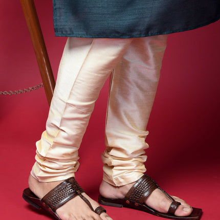 Stepsoft Men'S Square-Toe Kolhapuri | Handcrafted Brown Leather Ethnic Slippers