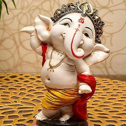 Dequera Polyresin Eco Friendly Lord Ganesha Ganpati Idol
